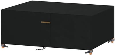 Dailygoods- Hoezen Waterdicht - Terrasmeubelen - Tuintafels - Stoelen - Ventilatieopeningen - 185 x 90 x 71 cm - Oxford-stof - Tuinmeubelafdekking