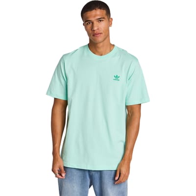 Adidas Essentials T-shirts Heren - Groen - Maat XS - Katoen Jersey