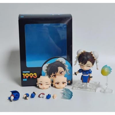 Street Fighter CHUN LI 1993 Schattig Actiefiguur Verzamelmodel Speelgoed 10cm no box black