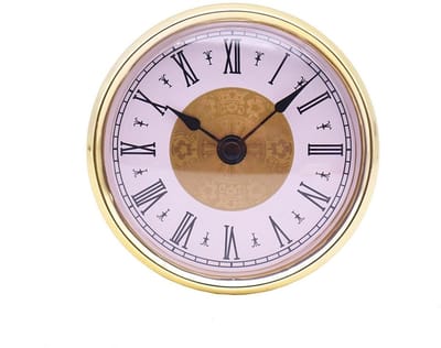 MTTProducts - Quartz Klok Insert - DIY Klokbeweging - Klassiek Ontwerp - 80mm - Romaanse Cijfers - Voor Slaapkamer en School - Handgemaakte Klok