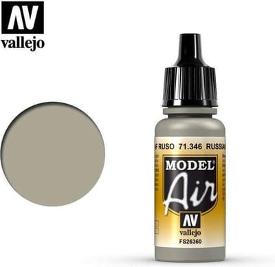 Vallejo Hobbyverf Acrylverf - 71346 Model Air Russian AF Grey N.4 - Acryl Verf flesje - 17 ml