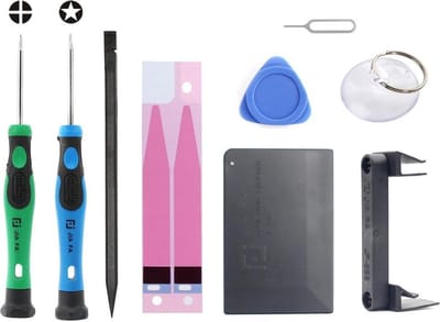 Let op type!! JIAFA JF-8157 9 in 1 Battery Repair Tool Set for iPhone SE & 5s & 5c & 5