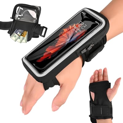 Verstelbare Hardloopaccessoires voor Smartphones tot 6,9 inch - Ideaal voor iPhone en Samsung Galaxy tijdens het Joggen