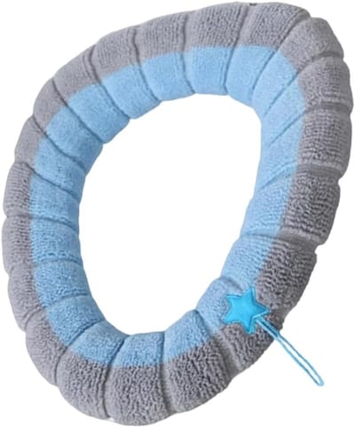Verwarmde Toiletbrilhoes - Warme Badkamer - Comfort Verhogend - Pillingwerende Technologie - 42x32 cm - Blauw