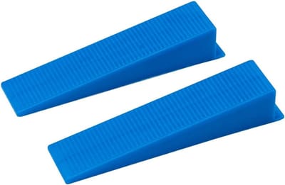 Tegel Egalisatie Wiggen - Nivelleringssysteem Hulpmiddel - Vloeren Leggen - 400 Stuks Set - 3.0mm Afstand - Blauw