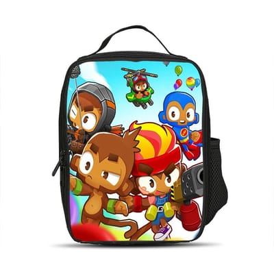 Bloons TD 6 IJszak Grote Capaciteit Compact Nieuw Trendy Spel Bedrukt Kleuterschool Basisschool Jongens en Meisjes