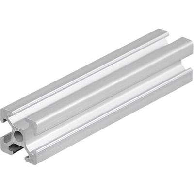 TRU COMPONENTS 2020A TC-10493168 Vakwerkprofiel Aluminium Geëloxeerd Zilver 1000 mm x 20 mm x 20 mm 1 stuk(s)