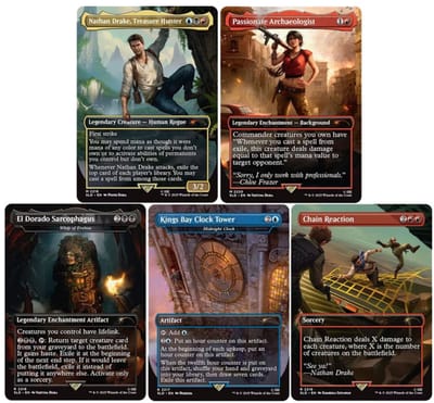 Magic the Gathering Secret Lair x PlayStation: Uncharted english