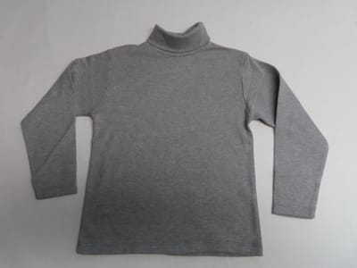 Trui - Sous pull - Unie - Grijst - Effen - 3 jaar 98