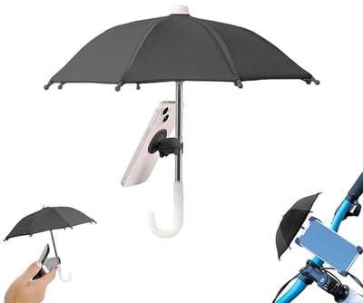 Mobiele telefoon zonnescherm, multifunctionele verstelbare schattige zonnescherm voor mobiele telefoons met zuignap in de vorm van een varkentje, zonbeschermingsfunctie. Geschikt voor mobiele telefoons, anti-verblinding (zwart).
