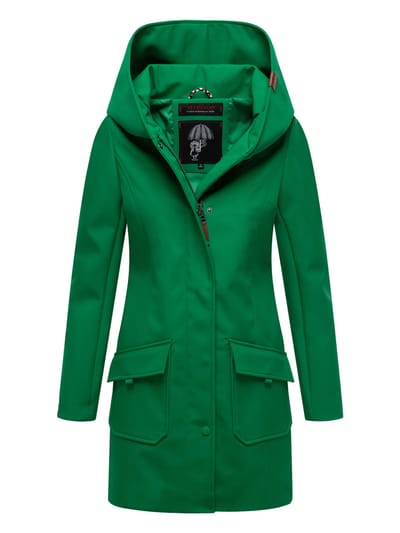 Marikoo dames softshelljas – Mayleen, waterafstotend met capuchon