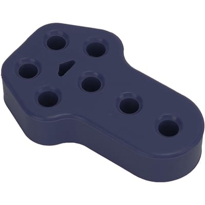 Auto Uitlaat Hanger Bus Demper Rubber Isolator Montagebeugel Universeel 7 Gaten 12mm DiaBlauw blauw