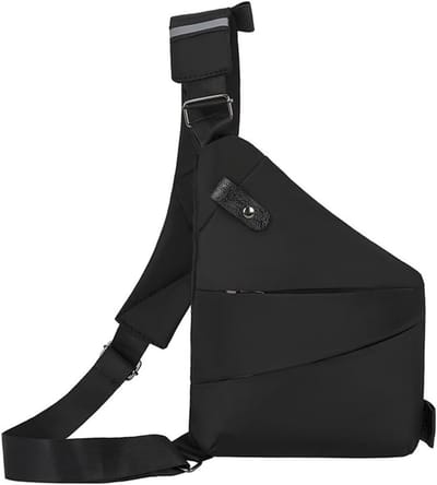 Waterdichte Schoudertas voor Mannen en Vrouwen - Mini Crossbody Rugzak met Verstelbare Band, Ideaal voor Dagelijks Gebruik en Reizen