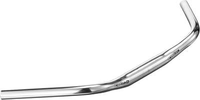 Fietsstuur - Trekking Stuur - Comfortabel Fietsen - Breed Middengebied - 31.8mm Klem - Zilver