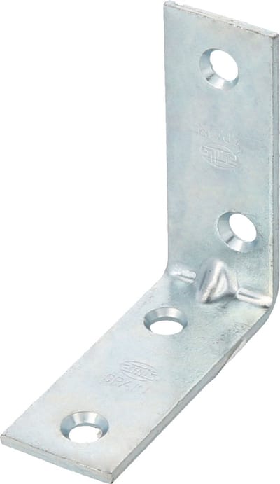 AMIG hoekankers/stoelhoeken - 16x - verzinkt staal - breedte 1.9cm - lengte 2 x 5cm