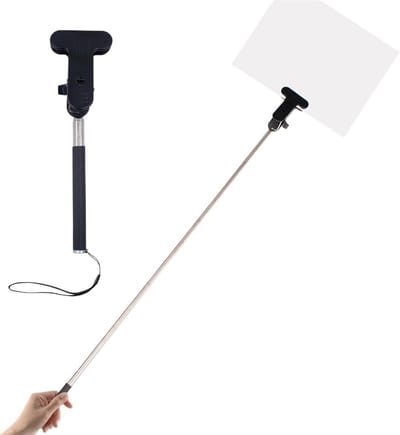 Hand Held Poster Houder - Intrekbare Verstelbare Sign Stand, Draagbaar Telescopisch Uithangbord, Tour Guide Parade Sign | Langdurig Lichtgewicht Uitschuifbaar Indoor Outdoor Evenement Personeel