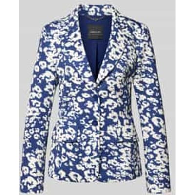slim fit blazer met klepzakken