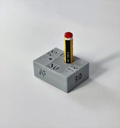 Offset Scribe Tool - Markering Hulp - Lijn Tekenen - 7 Verschillende Afstanden - 10-30mm - Grijs
