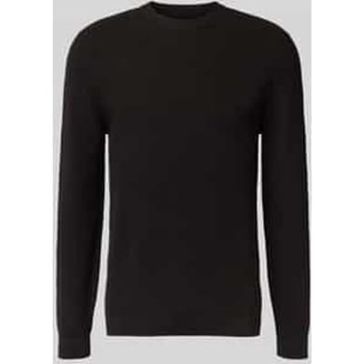 Gebreide pullover met ribboorden