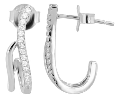 AKZENT Akzent dames oorbel "Elegancia" aus 925 Sterlingzilver, gerhodineerd, duurzaam
