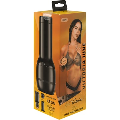 Kiiroo Pocket Pussy Victoria Mouth - Masturbator voor Man - Realistisch en Zacht - Geoptimaliseerd voor Keon en PowerBlow - FeelStar Masturbators