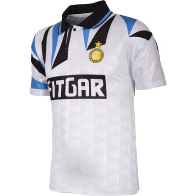 COPA – FC Internazionale 1991-92 Retro Uit Voetbalshirt – Heren – S