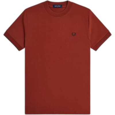 T-shirt met mesh mouwen Fred Perry