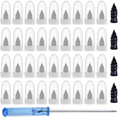 Banden Reparatie Nagels - Lekke Band Herstel - Tubeless Banden - Vacuüm Afdichting Technologie - 40 Delige Set - Zwart