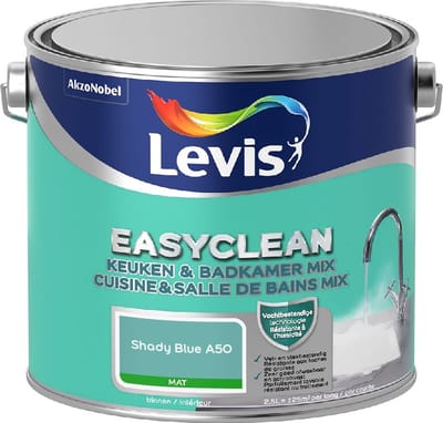 Levis - Easyclean Keuken & Badkamer Mix - Shady Blue A50 - Mengverf - 2,5 L