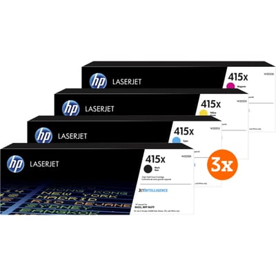 HP 415X Toner Combo Pack (3 stuks)