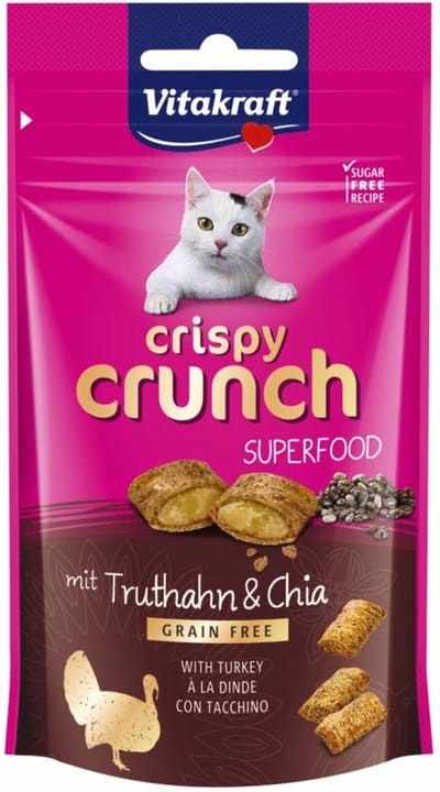 Vitakraft Crispy Crunch - Kalkoen & Chia