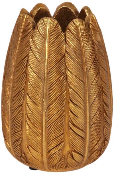 Baroque - Vaas - Vaas Veren S 10,5 cm - Goud - Resin - 10.5x7.5x7.5 - Polyresin