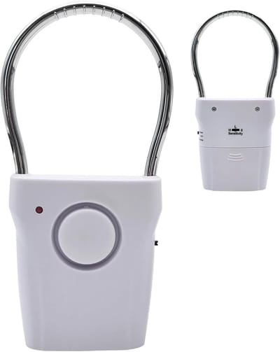 Deuropening Alarm - Draagbaar Geluid - Huis Beveiligen - Intelligente Bewegingsdetectie - 15 x 7.2 x 2.7 cm - Wit