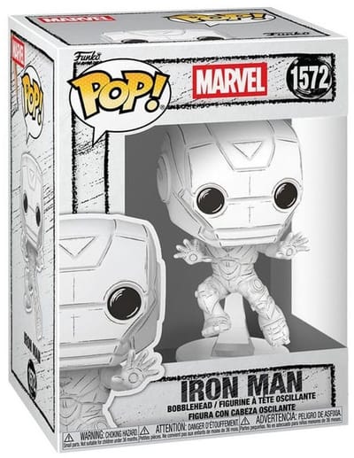 Funko! - Funko POP Vinyl Marvel Sketched Iron Man