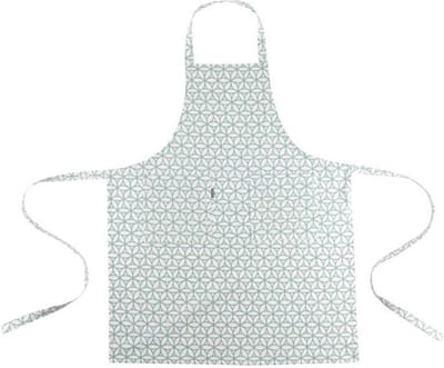Katoenen Schort met Print Mint