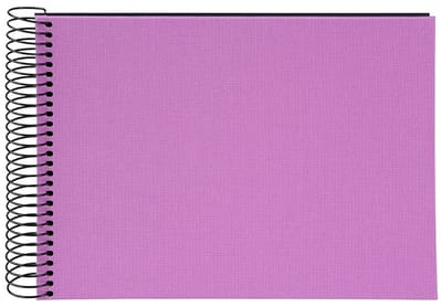 Goldbuch - Spiraalalbum Bella Vista - 24x17 cm - Lavendel/Zwart