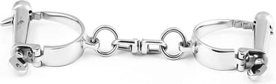 Black Label - Darby-stijl Zware Handboeien - RVS