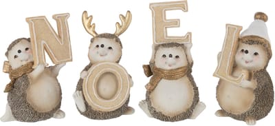 J-Line figuur Egel Kerst - polyresin - mix