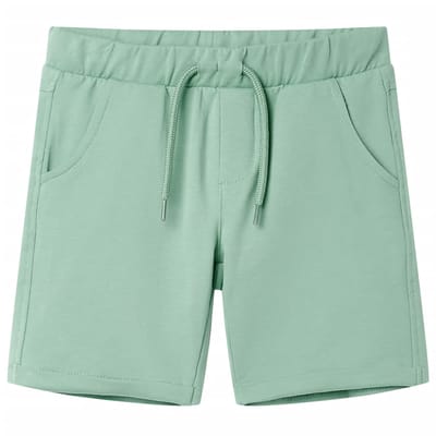 vidaXL Kindershorts met trekkoord 140 lichtkaki