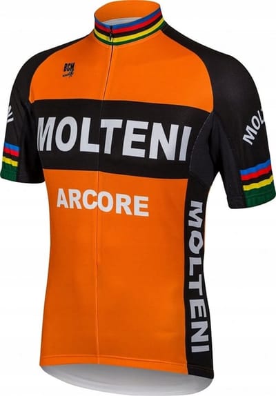 Molteni Arcore retro wielershirt korte mouw - S