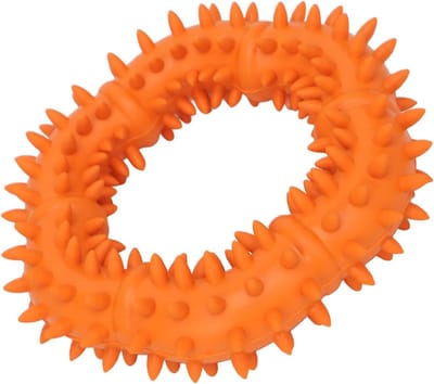 Ringen Hondenspeelgoed, Groot Ras Hondenkauwspeelgoed Doornhond Kauwspeelgoed, Hond Vliegende Schijf Drijvend Hondenringspeelgoed, Rubber Lichtgewicht Gooien Vangen Vliegende Braamring Hondensleepbote