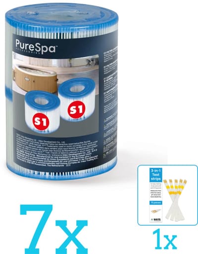 Intex Filter Cartridge S1 voor Opblaas Spa Jacuzzi - 2 stuks - Volumebundel - Filters - 7-delig