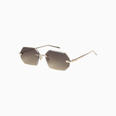 Lúxeo Eyewear - Mercurius Mocha - Zonnebril - Festivalbril - Randloze Zonnebril - Heren - Dames