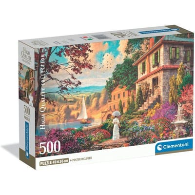 Clementoni Legpuzzel Victorian Promenade - Puzzel 500 Stukjes - High Quality Collection Puzzle - Compact Box - Legpuzzels en Puzzels voor Volwassenen