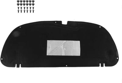 Motorruimte Isolatie - Motorkap Katoen - Geluiddemping Hitte - Brandwerend Schuim - 10L x 10B mm - Zwart
