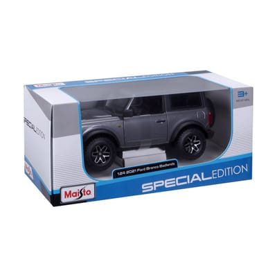 Maisto Ford Bronco - Modelauto - Schaal 1:24 - Grijs/Zwart