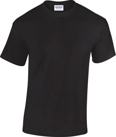 Gildan Heavy Cotton™Classic Fit Adult T-shirt GI5000 - Black - XXL