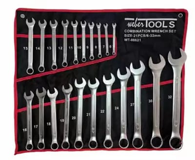Steekring Sleutel set 21-delig
