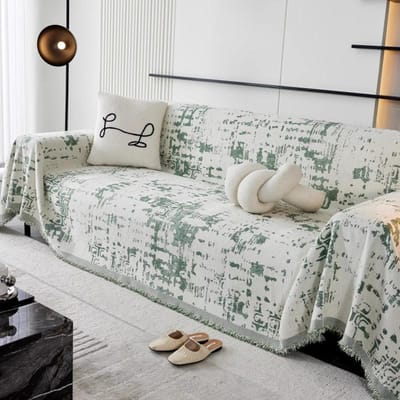 Chenille Bankhoes Stof, Universeel voor Alle Seizoenen, High-end Volledige Set Bankdeken, Licht Luxe Stijl, Anti-kattenkrab Bankhanddoek 180*130cm