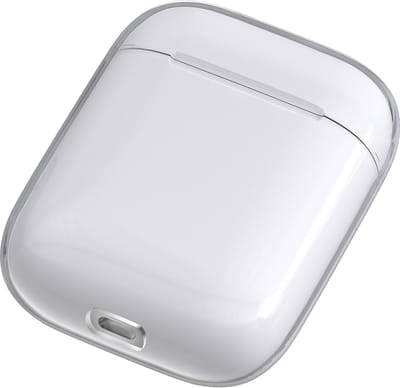 Hoesje geschikt voor Airpods 1 / Airpods 2 - Schokbestendig siliconen Case Silicone - Transparant
